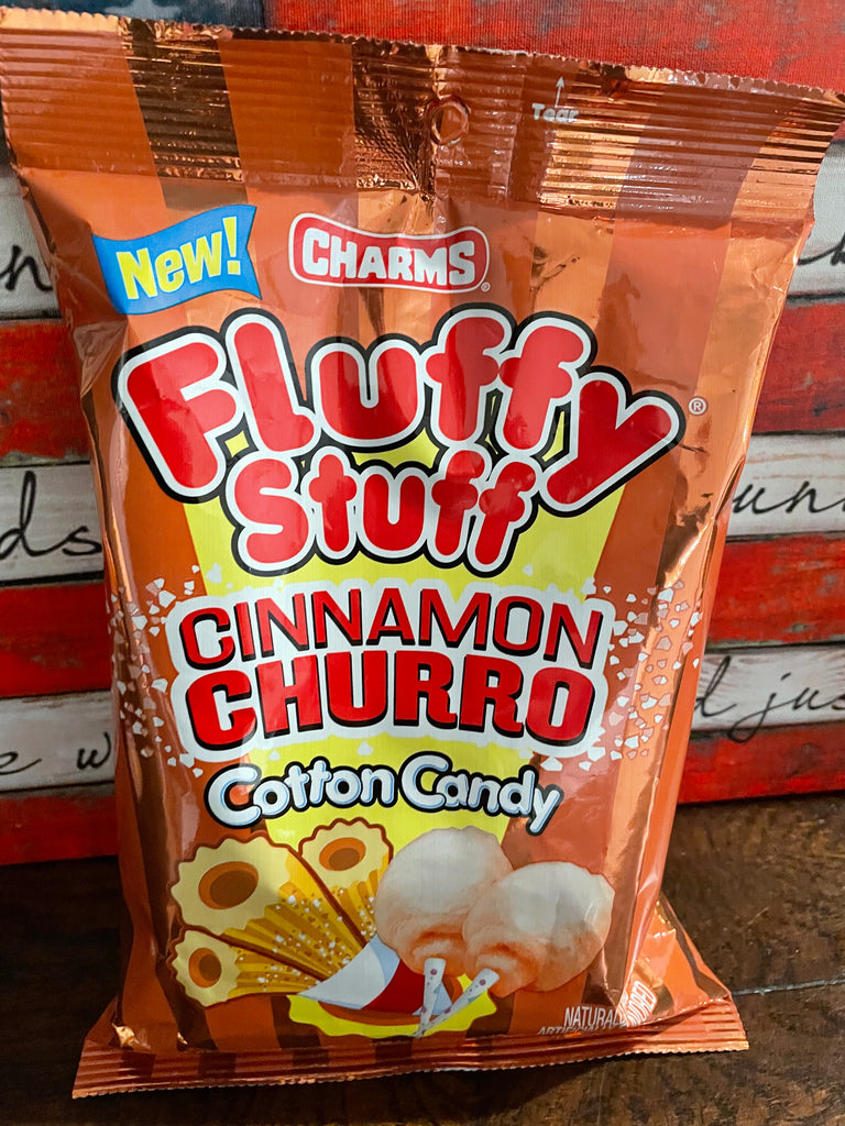 Fluffy Stuff Cinnamon Churro Cotton Candy – DynamiteSnacks