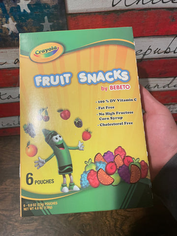 Crayola Fruit Snacks