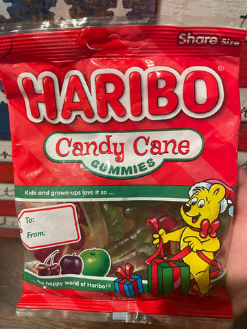 Candy Cane Haribo Gummies